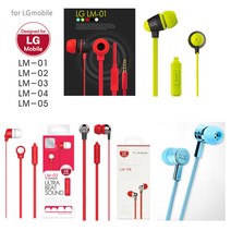 LG 미개봉 포장 스크레치 행사 이어폰 LM시리즈, LM-01 민트