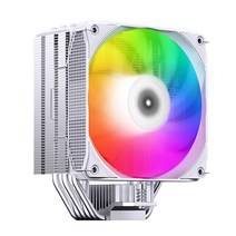 무소음 cpu 쿨러 공랭 팬 수냉식JONSBO-PISA CPU 라디에이터 쿨러 FDB 베어링 냉각 냉각기 4 핀 PWM 5V 3, 01 White_02 없음 RGB_02 White