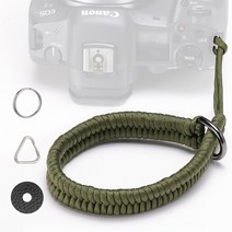 50KG 플레이로드 DSLR SLR 카메라 손목 스트랩 나일론 웨빙 핸드 스트랩 빈티지 스타일 호환, Green