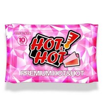 핫앤핫 핫팩 붙이는 파스형 핫팩 PINK, 10매