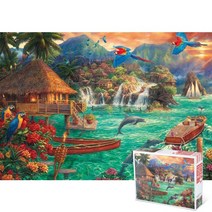 퍼즐피플 풍경 랜드마크 150피스 직소퍼즐, 판타지 아일랜드 150피스, 없음, 150p