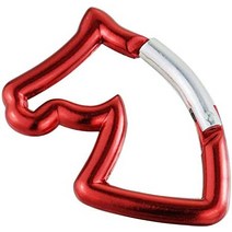 키체인 카라비너 아렌벨 234 알루미늄 자동차 키 체인 d-링 스프링 장착 게이트 카라비너 ​​후크 클립 스냅 후크 홀더, 빨간색