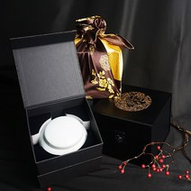 국내산 자연 꿀 사양 벌꿀 도자기 선물 세트 1.2kg, 백자/청 보자기
