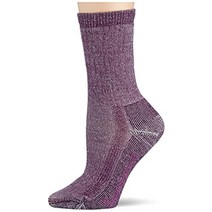 Smartwool 여성용 하이킹 클래식 에디션 풀 쿠션 크루 양말 애쉬 라지, Large, Bordeaux