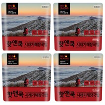 이지밥 핫앤쿡 시래기해장국밥 비화식 발열도시락 등산도시락 전투식량, 4개, 100g