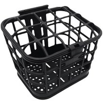 실용적인 대용량 전기 자전거 바구니 전면 매달려 자전거 바구니 커버 사이클링 액세서리, 검은색