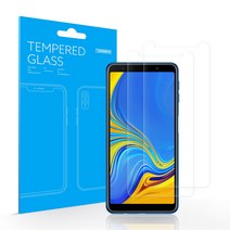 [2매]갤럭시A7 2018 (SM-A750) 강화유리 평면 액정보호필름, 강화유리 평면형(2매)