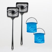 쇼즐 물놀이 뜰채 채집망 2p + 채집물통 2p, 단일사이즈
