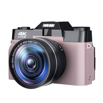 가정용 캠코더 전문가용 자동 초점 빈티지 디지털 카메라 52mm 광각 렌즈 와이파이 4K 컴팩트 스트리밍 캠, 04 4_02 128G TF Card