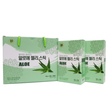 알로에 젤리스틱 콜라겐 국산 유기농 사포나리아즙 80% 함유, 20g/15스틱X2개/선물용