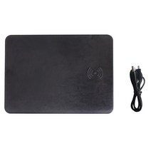 모가비 10W 고속 무선충전 마우스패드 MOG-087, 블랙, 1개