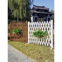 휀스 합성목재 가림막 담벼락 난간대 테라스 조립식, 다리형 1.2m x 2m