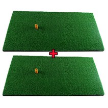 [트윈스몰] 1+1 골프 스윙연습매트 바닥매트 인조잔디 스윙 매트 30cmX60cm