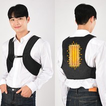 헤스티아화 국민 발열조끼 온열조끼 (+배터리), 차콜