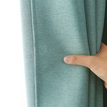 데코탑 빛차단 3중 암막 14컬러 원단 천 커튼 대폭 방풍 아이보리 블랙 레드 블루 그린 핑크 회색 브라운, 비취