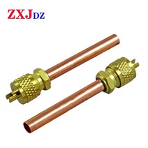 에어컨 냉매 가스 충전기 자동차 냉장고 체크 밸브 급유 헤드 62mm 퀵 커넥터/냉매 충전 냉동 액세서리 1, 한개옵션0
