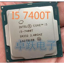 파워딜 지널 인텔 코어 I5 7400T QS 버전 쿼드 2.4GHz 6MB 캐시 LGA1151 CPU 프로세서, 한개옵션0