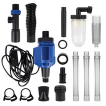 비바리움 전동 사이폰 필터 진공 자갈 물 교환기 어항 모래 세척기 수족관 작동 클리너 미국 플매트 카펫 매트 러그, [02] 220V Power