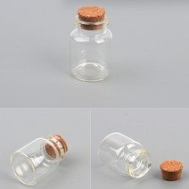 콜크마개 코르크공병 비즈통 미니유리병 유리용기, 사이즈