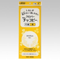 크로바 차코 페이퍼 트레이싱페이퍼 자수용먹지 도안먹지, 크로바 24-143단면(노랑), 1세트