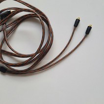 웨스톤 이어폰 W10 W20 W30 W40 W50 W60 W80 이어폰용 2.5mm 평형 오디오 케이블, 이어후크 없이