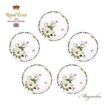 본차이나 목련 그릇 모음 / 그릇 접시 면기 찬기, 4쿠푸 5p, 1개