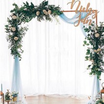 아치 프레임 신부 하객 포토부스 스몰웨딩 장식