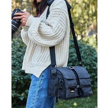 내셔널 지오그래픽 캔버스 숄더 미러리스 카메라 가방 적용하다Canon 적용하다Nikon 적용하다Sony 적용하다Fuji 마이크로 싱글 패키지외, 짙은 회색 선물 어깨 패드