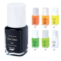 [유진낚시] 해동 HF-443 찌 도료 15ml, 연두, 1개