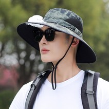선풍기 모자 남자 여름 자외선 차단 차양 모자 그물눈 통기 자전거 속건어부 모자 등산 낚시 햇살 모자