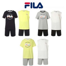 휠라아동 상하의 3pcs 반팔 세트/티셔츠+민소매+반바지/반팔 상하의 세트/아동 반팔상하의세트/휠라키즈 상하의 세트