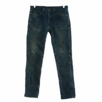 리바이스블랙탭 진청 데님 워싱스키니진 남자 6754