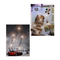 거실벽 신혼집 집들이선물 불들어오는 LED 인테리어액자 30X40 택1 17종, Letits™ 03 다리2_Let™