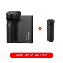 셀카봉 스마트폰 삼각대 짐벌 1인방송 라이브 방송 장비 셀카 Ulanzi CapGrip 무선 블루투스 스마트 폰 셀카 부스터 핸들 그립 전화 안정기 스탠드 홀더 셔터 릴리스, 삼각대 포함