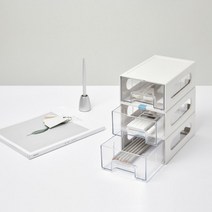 시스맥스 멀티박스 3단 수납 정리 책상 사무실 재택근무 업무 영수증 매장 화장대 액세서리 화장품 데스크