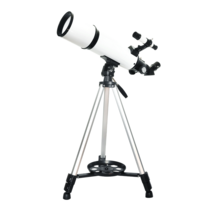 밤하늘 천체망원경 달 별자리 펜션 글램핑 천체관측, 흰색 망원 달 관찰 높이 65-145cm 조절