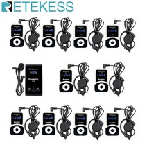 RETEKESS T130 무선 투어 가이드 시스템 1 송신기 박물관 회의용 수신기 10 개 공장 훈련 코트 사이클링 투어, Package 1