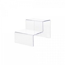 아트사인코리아_ 진열대(절곡형)90 _ 계단식진열대 상품진열대 소품진열대 다용도진열대 투명아크릴진열대 3단/2단, 2단 진열대 12771