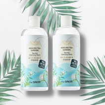 1+1 더샘 힐링티가든 클렌징 워터 500ml+500ml 원스텝 노워시 클렌징워터, 티트리 500ml+500ml