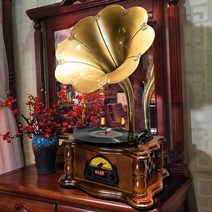 턴테이블 측음기 lp 플레이어 텐테이블 전축 블루투스 스피커 입문 엘피 축음기 데스크탑, 예금