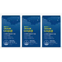(2+1) [피토틱스] 수면건강엔 GO슬립 RBS판토텐산 미강주정쌀겨추출물 3BOX/120정(30일분), 3BOX, 120정