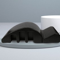 척추교정 척추 등 교정기 보조기 의자 스트레칭 기구 보호대, 블랙(하중 지지 300KG)