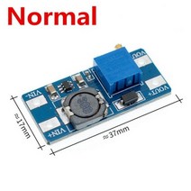 호환 부품 개발 보드 1PC MT3608 DC-DC 조정 가능한 부스트 모듈 2A 플레이트 스텝 업 모듈(MICRO USB 2V-24V ~ 5V 9V 12V 28V 포함/포함), MT3608 2