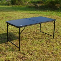 KALLUS CAMPING 높이조절 테이블 올블랙