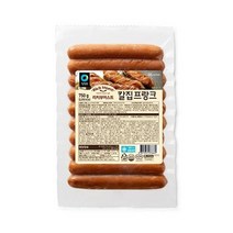 청정원 캠핑음식 리치부어스트 칼집 프랑크 소세지 아이들간식 750g 야채볶음 어린이반찬 간단한요리 간편식, 40개