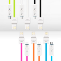 [KT알파쇼핑]칼론 FASHION OTG DOUBLE USB 충전데이터 5핀 케이블, 칼론 FASHION OTG DOUBLE USB 케이블 그린