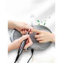 네일집진기 흡진기 먼지 청소기 네일샵 각질 흡입, 그레이