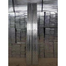 아시바발판 유공발판 3미터 3m 안전 이탈방지턱 강철 안전 계단, 2m1.2