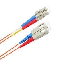 엠비에프 MBF-LSM02 광점퍼코드 (LC-SC 2C 멀티모드 1G 2M), 1개