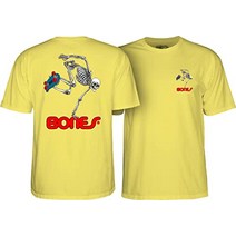Powell Peralta 스케이트보드 스켈레톤 티셔츠 [미국 직배송], Large
